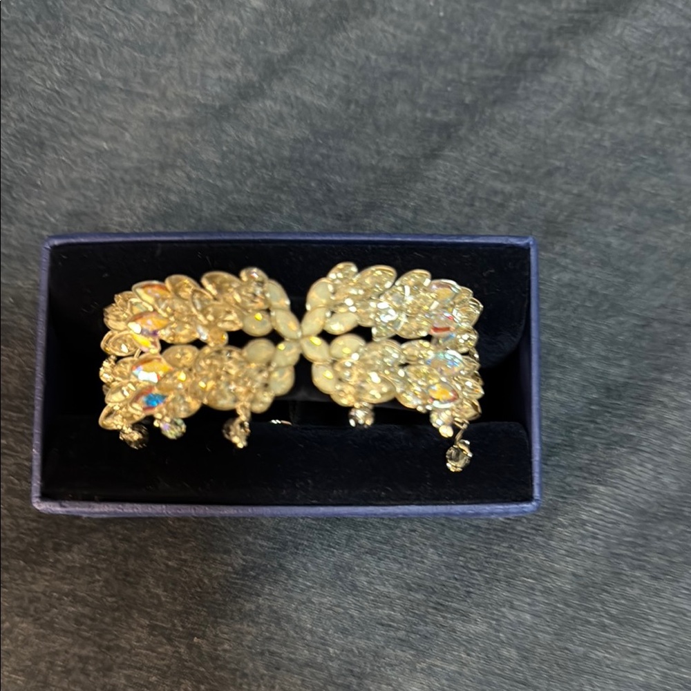 Swarovski Gold Filigree Bracelet